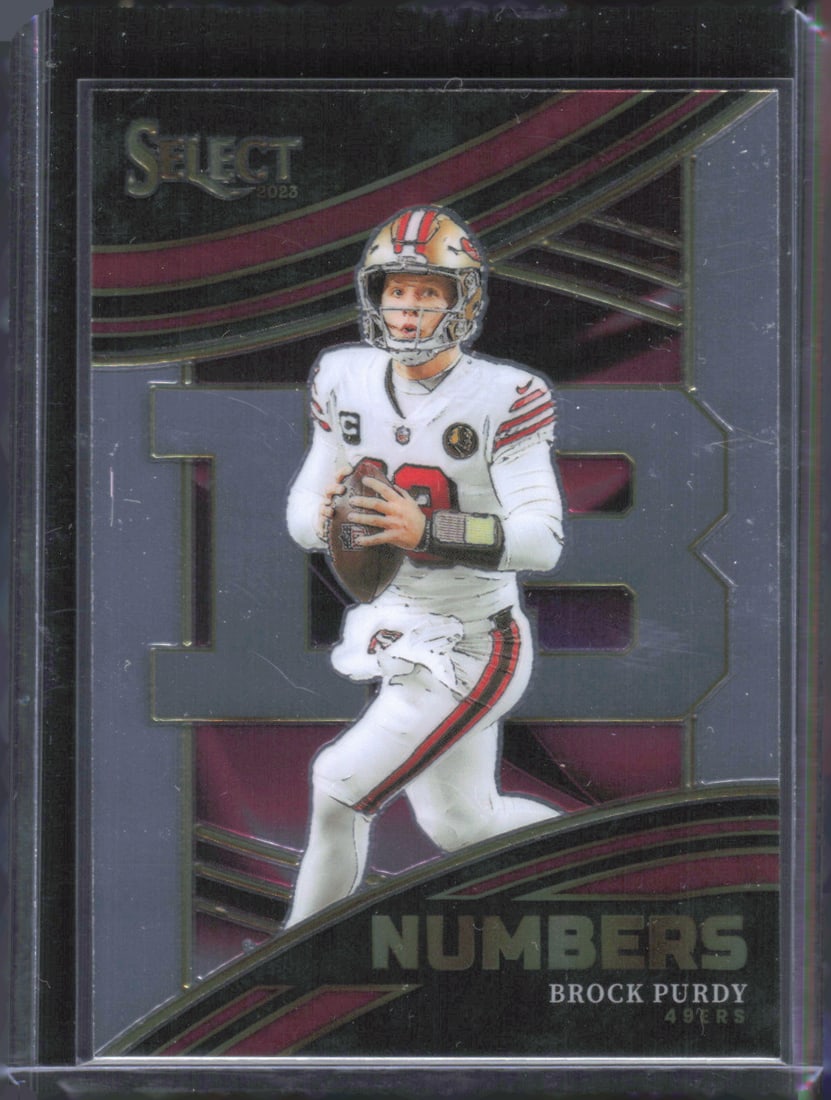 2023 Panini Select #NMB-BPU Brock Purdy Select Numbers (1 of 2)