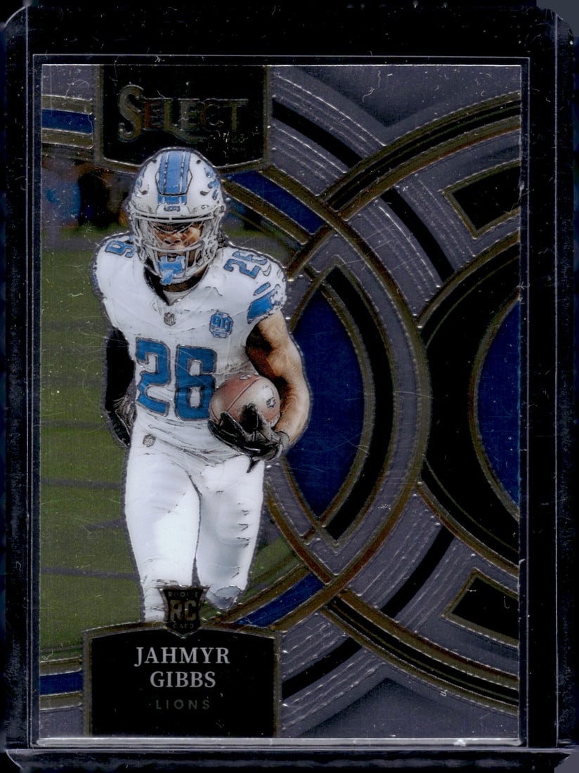 2023 Panini Select #198 Jahmyr Gibbs Rookie Card Premier Level (1 of 2)