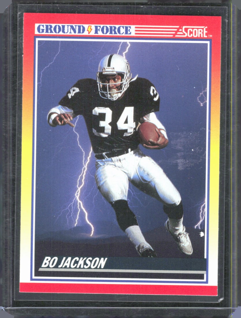 1990 Score #330 Bo Jackson Vintage Football Card (1 of 2)