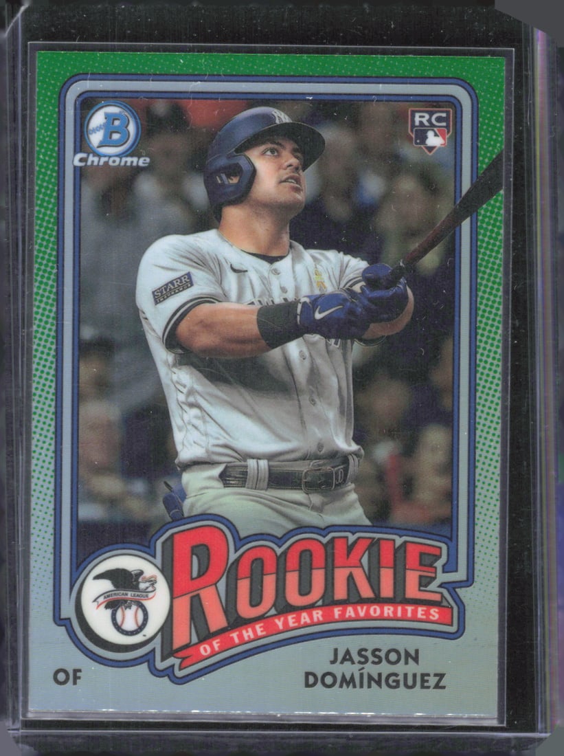 2024 Bowman #ROY-6 Jasson Dominguez Rookie of the Year Favorites: 2024 Bowman #ROY-6 Jasson Dominguez Rookie of the Year Favorites