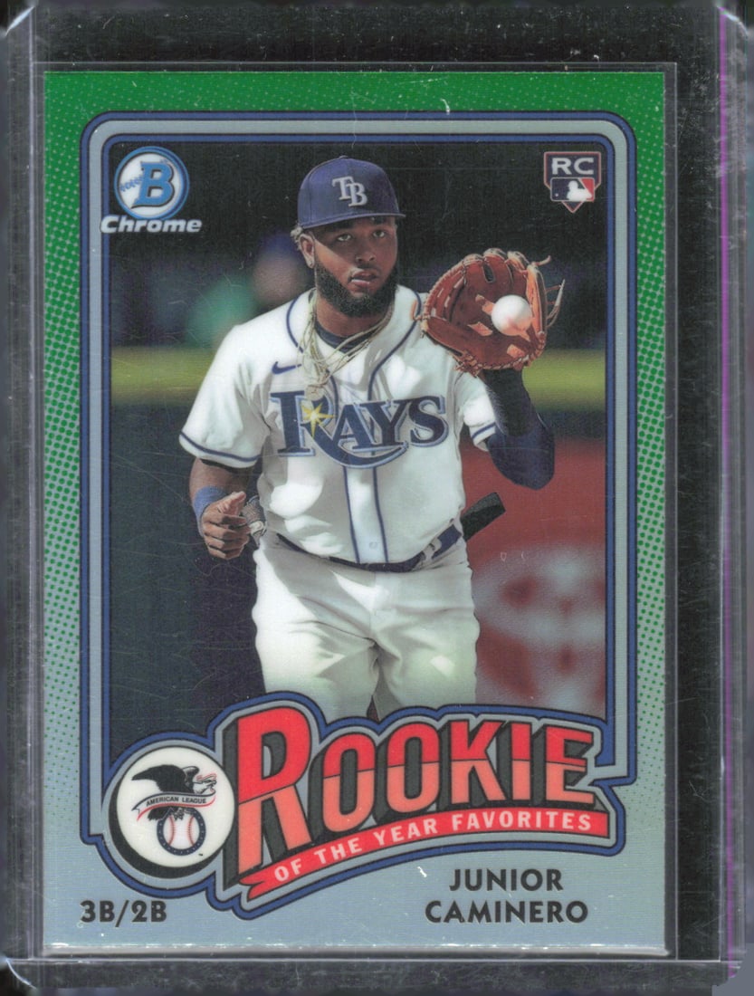 2024 Bowman #ROY-8 Junior Caminero Rookie of the Year Favorites: 2024 Bowman #ROY-8 Junior Caminero Rookie of the Year Favorites