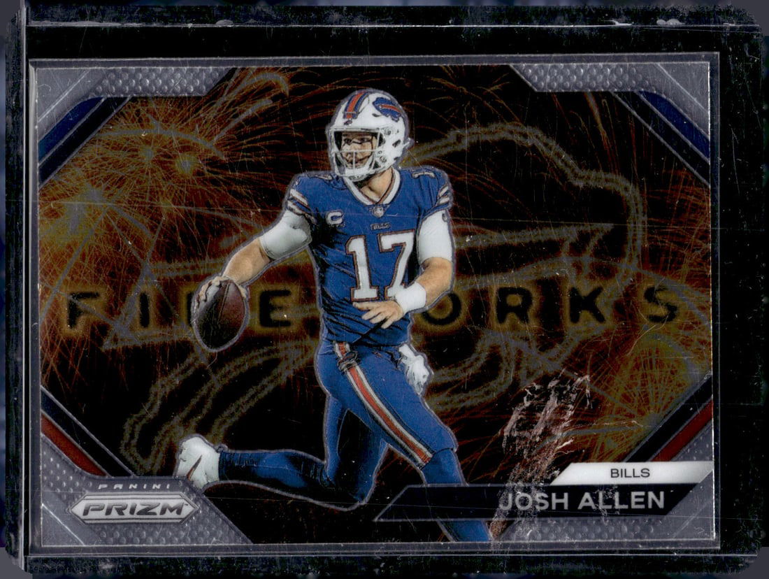 Josh Allen Fireworks 2023 Panini Prizm #F-4 (1 of 2)