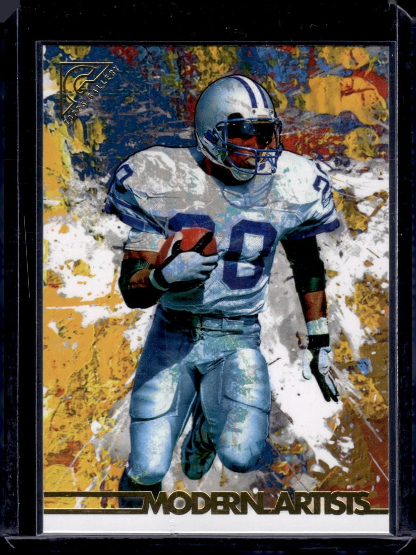 Barry Sanders Modern Artists 2023 Topps Composite Gallery #MA-14: Barry Sanders Modern Artists 2023 Topps Composite Gallery #MA-14