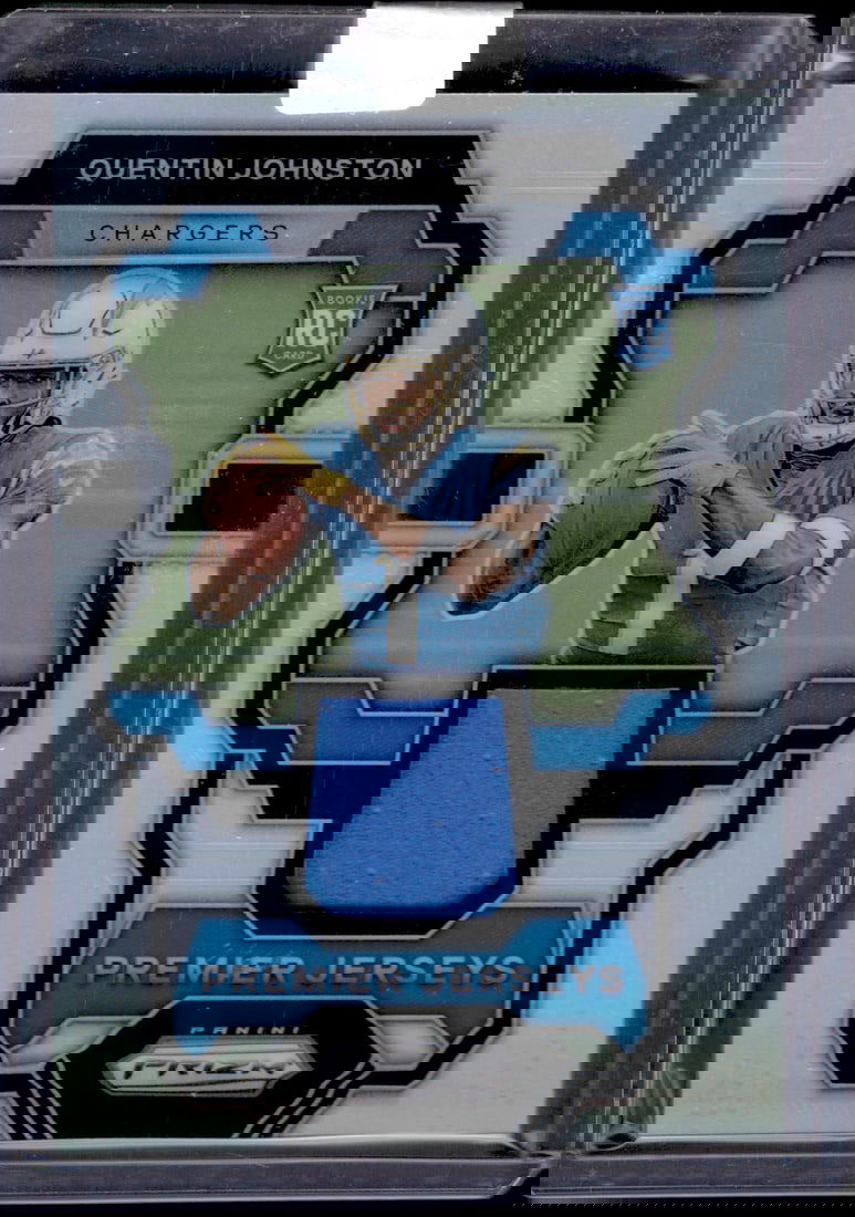 Quentin Johnston Silver Prizm RC Patch 2023 Panini Prizm #PJ-QJ (1 of 2)