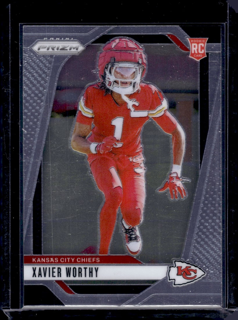 Xavier Worthy RC 2024 Panini Prizm #399: Xavier Worthy RC 2024 Panini Prizm #399