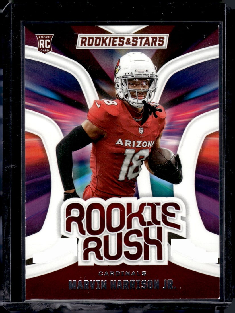 Marvin Harrison Jr. Rookie Rush 2024 Panini Rookies & Stars #RR-MHJ: Marvin Harrison Jr. Rookie Rush 2024 Panini Rookies & Stars #RR-MHJ