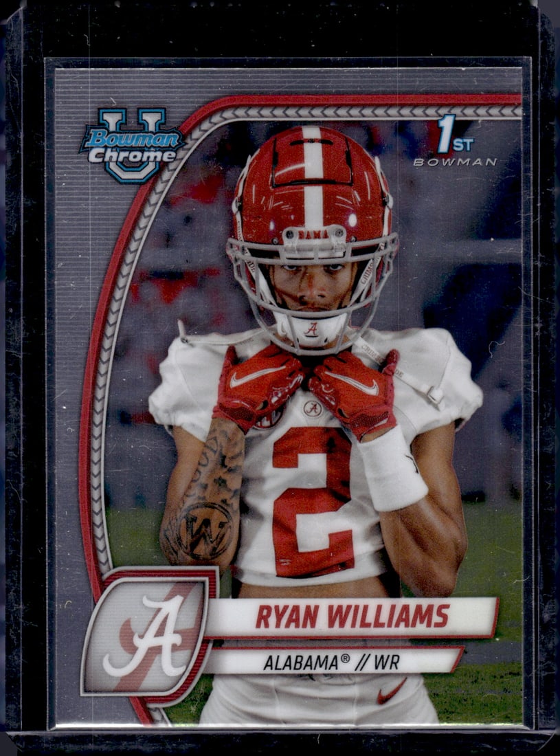 Ryan Williams 1st Bowman Chrome 2024 Bowman U Chrome #53: Ryan Williams 1st Bowman Chrome 2024 Bowman U Chrome #53