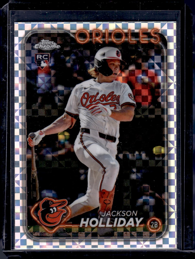 Jackson Holliday Xfractor RC 2024 Topps Chrome Update Series #USC200: Jackson Holliday Xfractor RC 2024 Topps Chrome Update Series #USC200