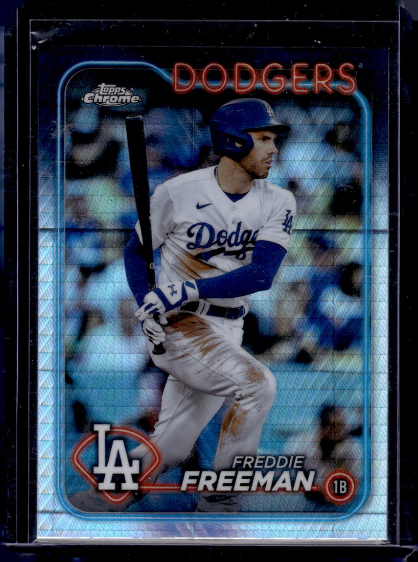 Freddie Freeman Prism Refractor 2024 Topps Chrome #4 (1 of 2)