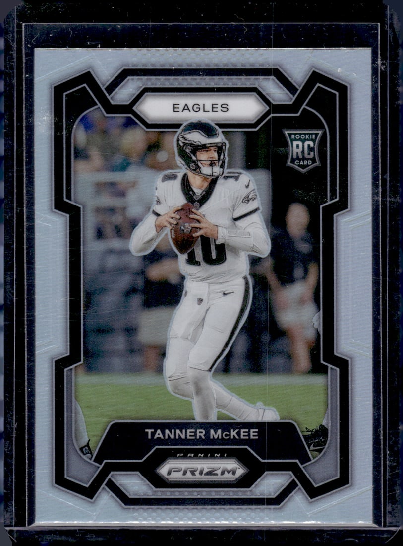 J.J. McCarthy Rookie Card Orange Lazer 2024 Panini Prizm #400 (1 of 2)