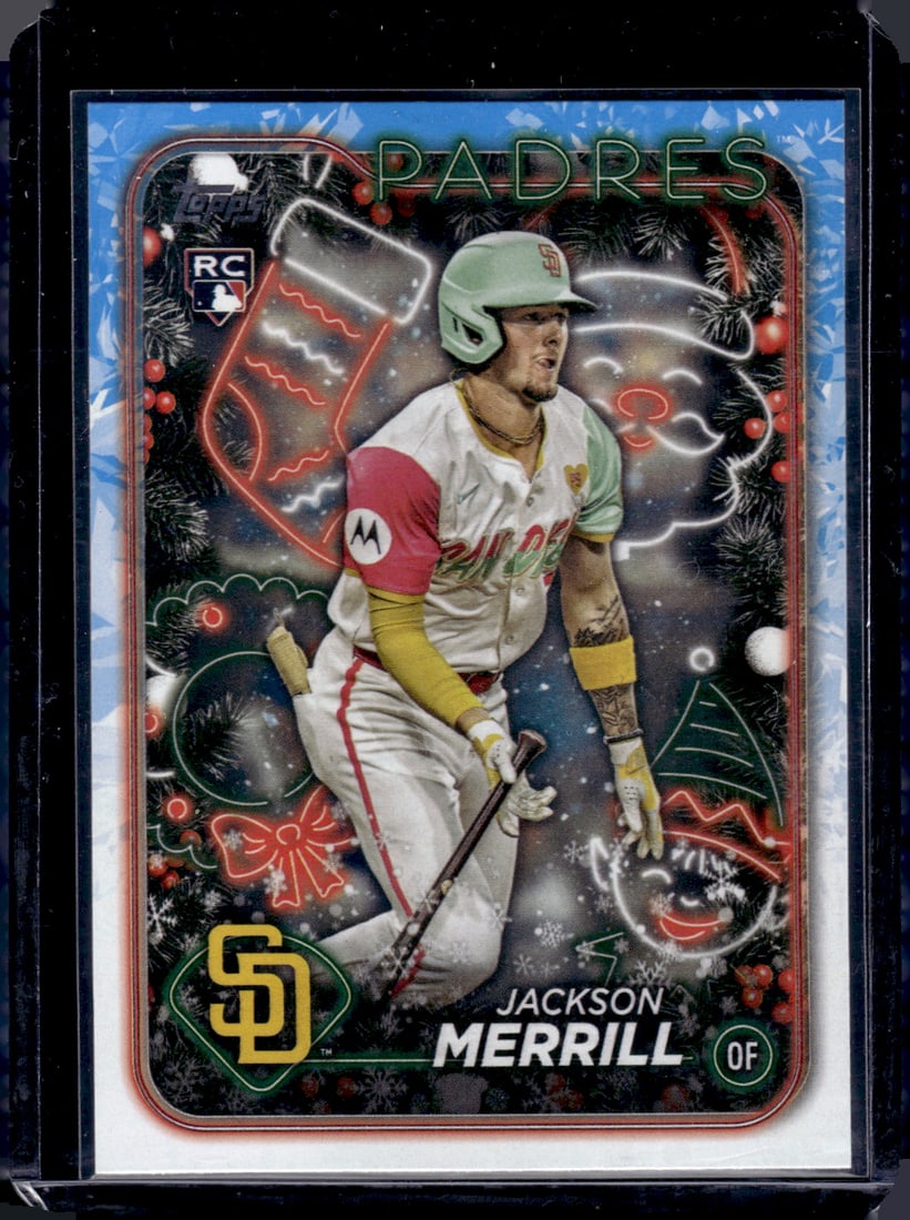 Jackson Merrill RC 2024 Topps Holiday #H160: Jackson Merrill RC 2024 Topps Holiday #H160
