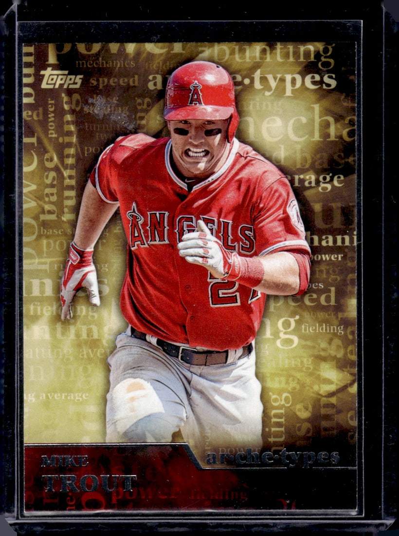 Mike Trout Archetypes 2015 Topps #A-4: Mike Trout Archetypes 2015 Topps #A-4