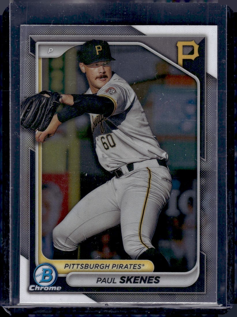 Paul Skenes Bowman Chrome Prospects 2024 Bowman #BCP-125: Paul Skenes Bowman Chrome Prospects 2024 Bowman #BCP-125