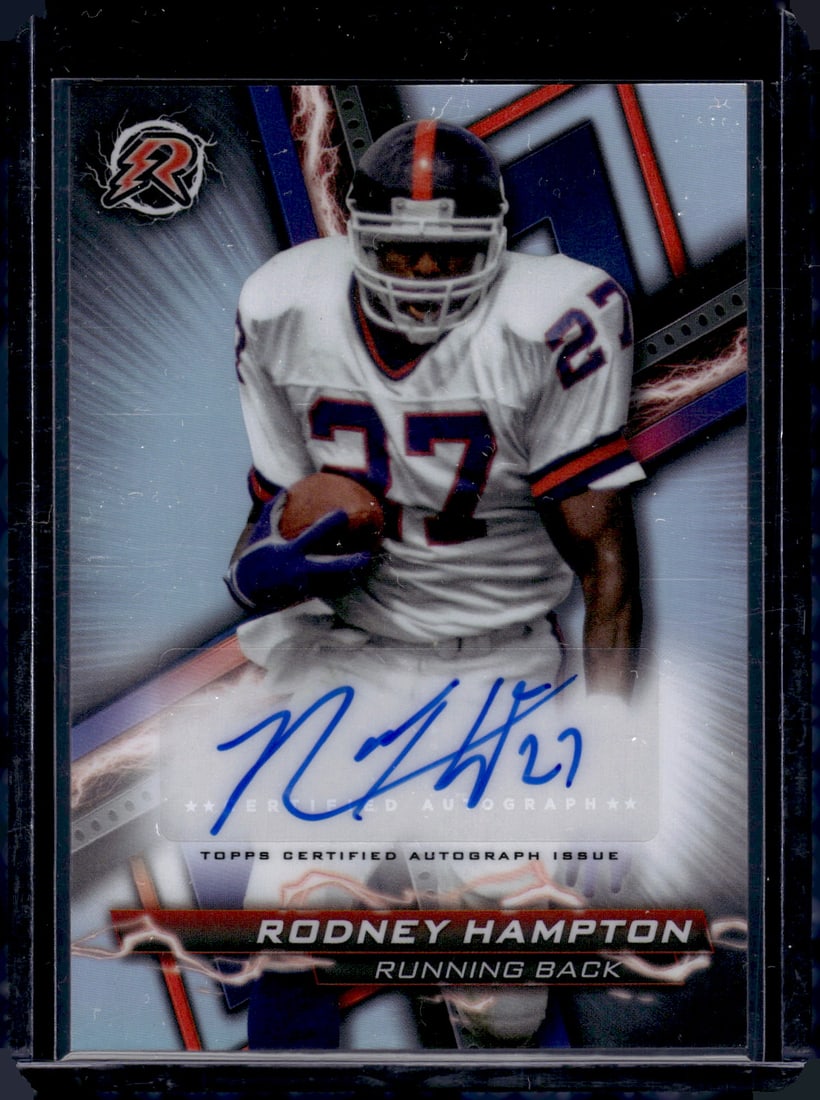Rodney Hampton Resurgence Refractor Auto 2023 Topps Composite #RA-RH (1 of 2)