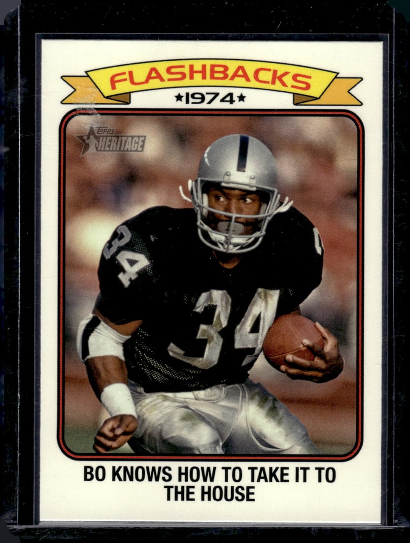 Bo Jackson Topps Heritage Flashbacks 2023 Topps Composite #FF-21: Bo Jackson Topps Heritage Flashbacks 2023 Topps Composite #FF-21