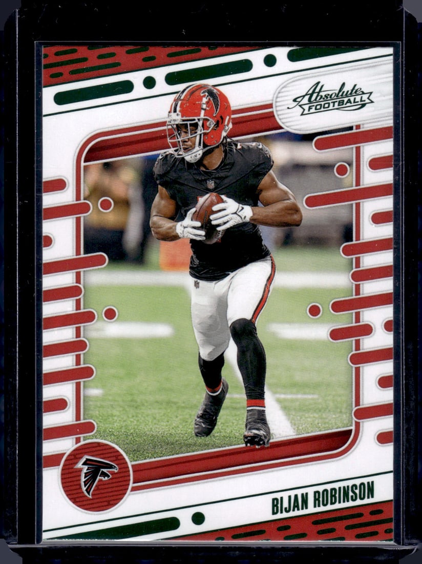 Bijan Robinson Green Parallel 2024 Panini Absolute #5 (1 of 2)