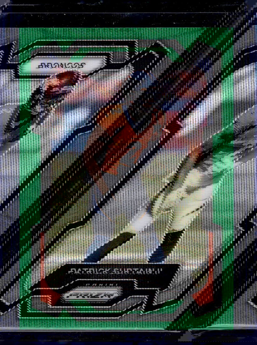 Patrick Surtain Green Wave Prizm 2023 Panini Prizm #92 (1 of 2)