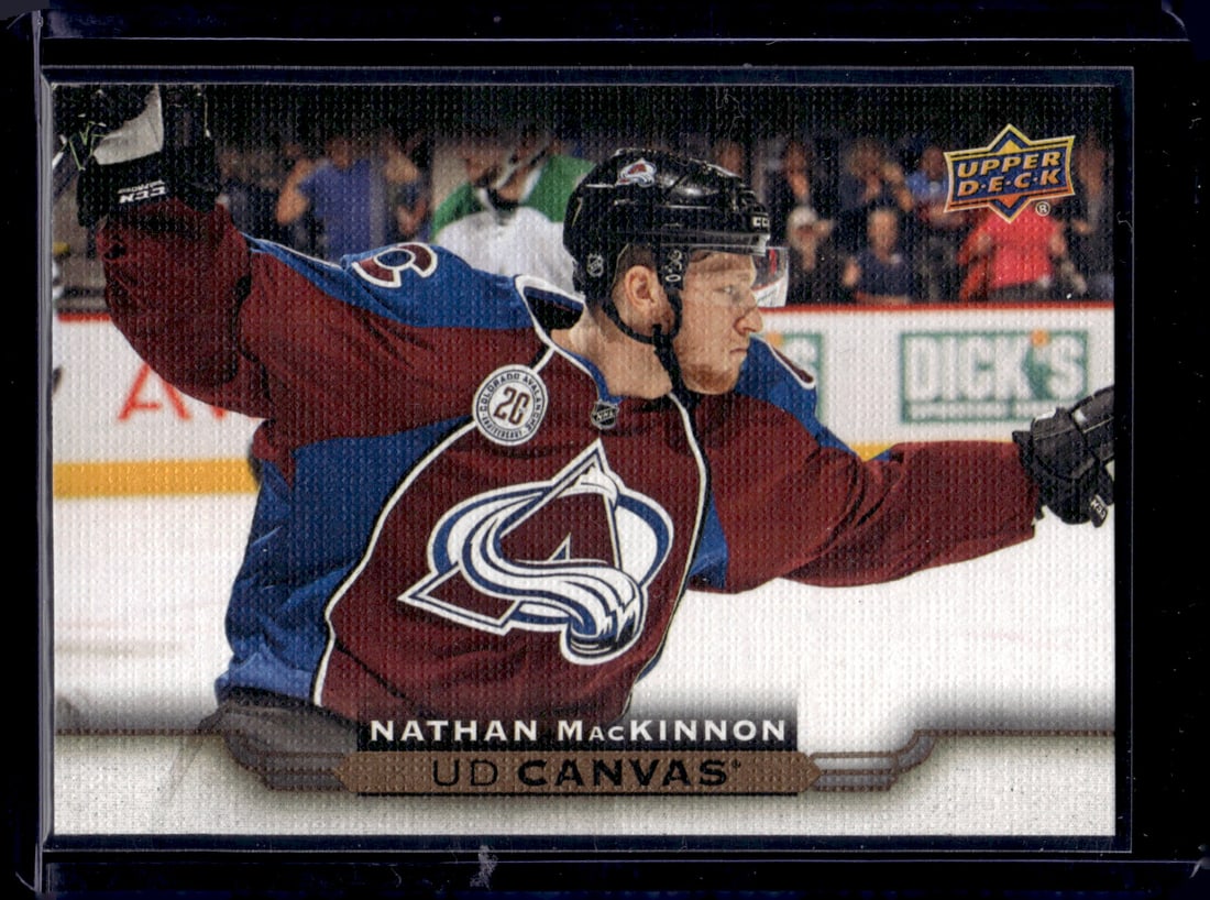 Nathan MacKinnon UD Canvas 2015-16 Upper Deck #C142: Nathan MacKinnon UD Canvas 2015-16 Upper Deck #C142
