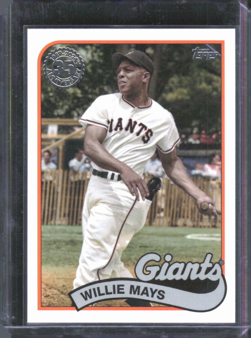 Willie Mays Topps Update 35th Annivesary 2024 #89US-3: Willie Mays Topps Update 35th Annivesary 2024 #89US-3