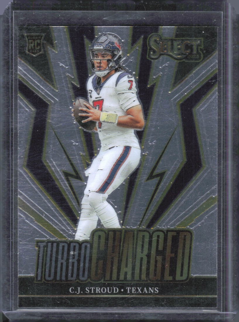 C.J. STROUD Rookie 2023 PANINI-SELECT TurboCharged Rookie Card #No. TUR-CST (1 of 2)