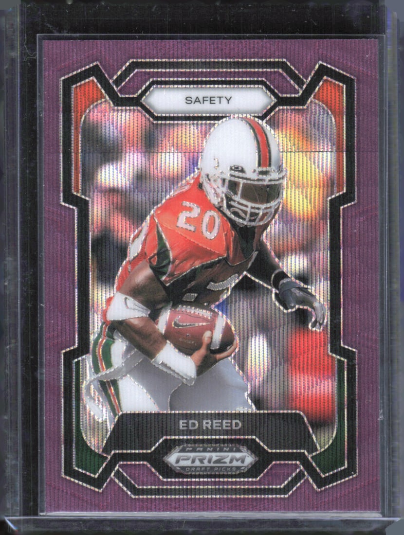Ed Reed Purple Wave 2024-25 Panini Prizm Draft Picks #5: Ed Reed Purple Wave 2024-25 Panini Prizm Draft Picks #5