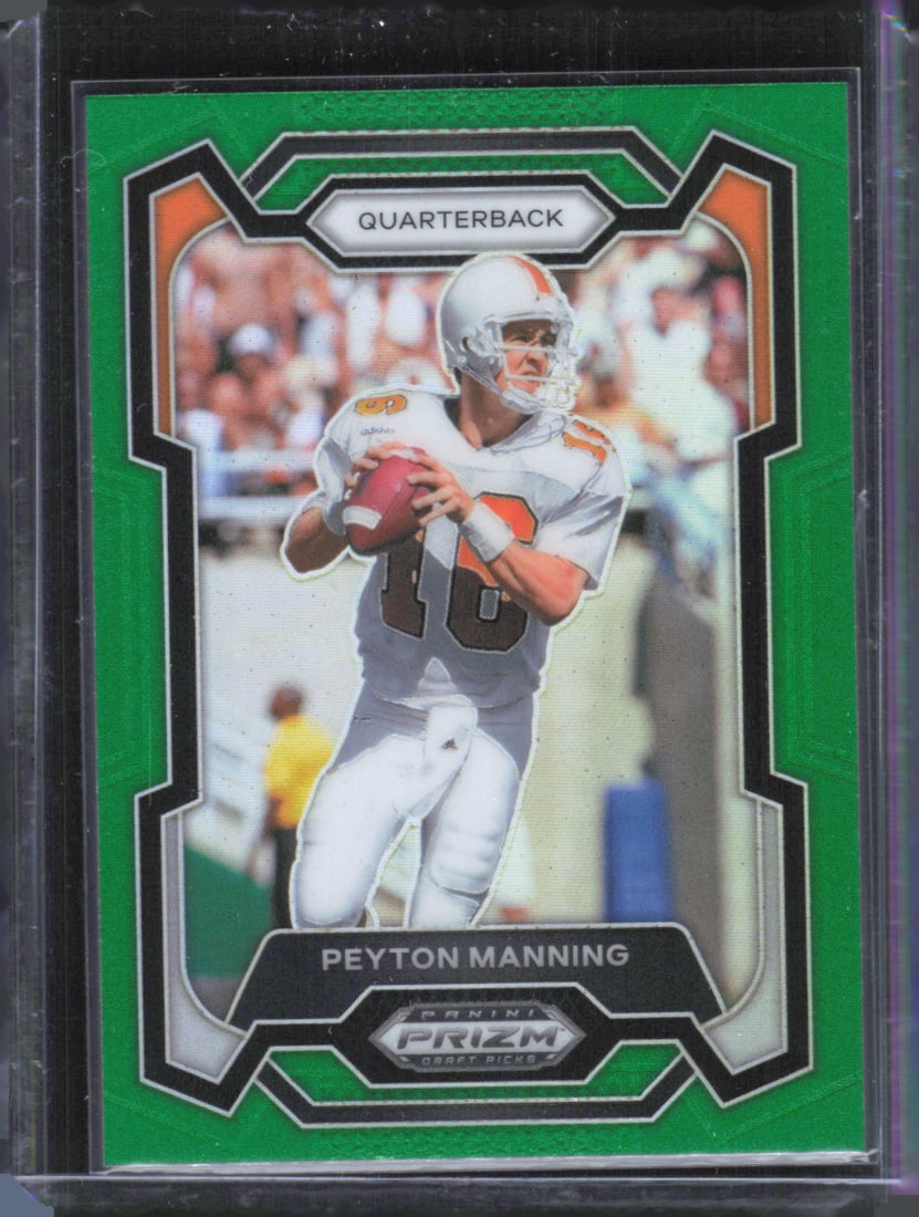Peyton Manning Green Prizm 2024-25 Panini Prizm Draft Picks #54 (1 of 2)