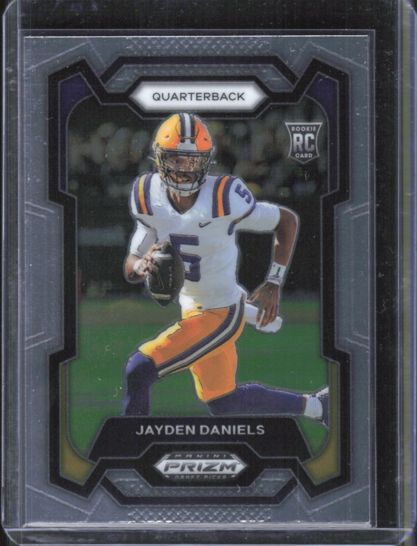 Jayden Daniel Rookie Card 2024-25 Panini prizm Draft Picks #108: Jayden Daniel Rookie Card 2024-25 Panini prizm Draft Picks #108