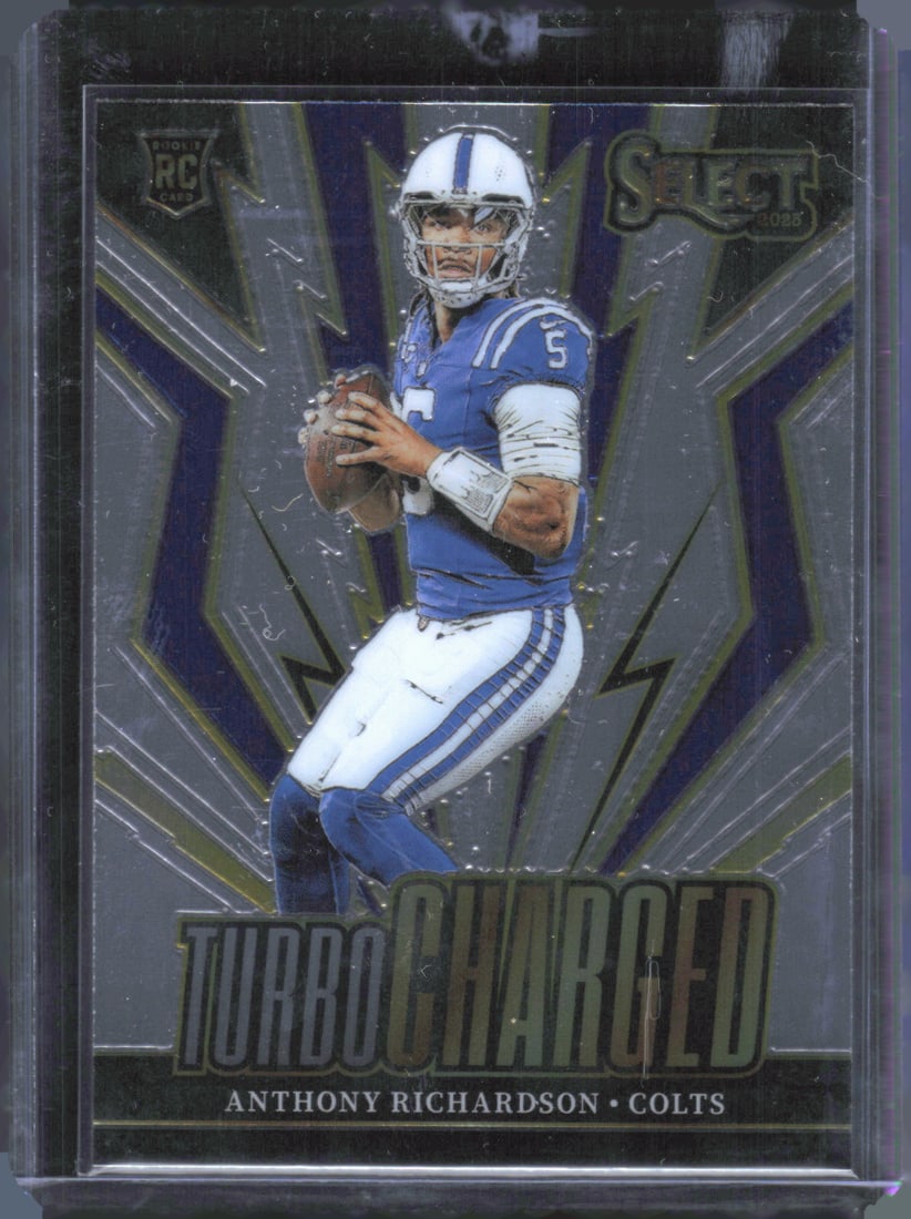 Anthony Richardson Rookie Card TurboCharged 2023-24 Panini Select #TUR-ARI: Anthony Richardson Rookie Card TurboCharged 2023-24 Panini Select #TUR-ARI
