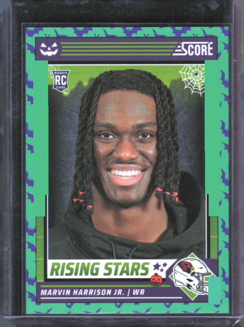 Marvin Harrison Jr. A-Treat - Rising Stars Green Bats 2024 Score-A-Treat #38: Marvin Harrison Jr. A-Treat - Rising Stars Green Bats 2024 Score-A-Treat #38