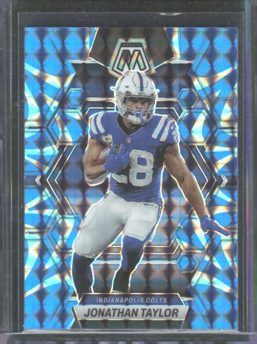 Jonathan Taylor Reactive Blue Mosaic 2023 Panini Mosaic #94 (1 of 2)