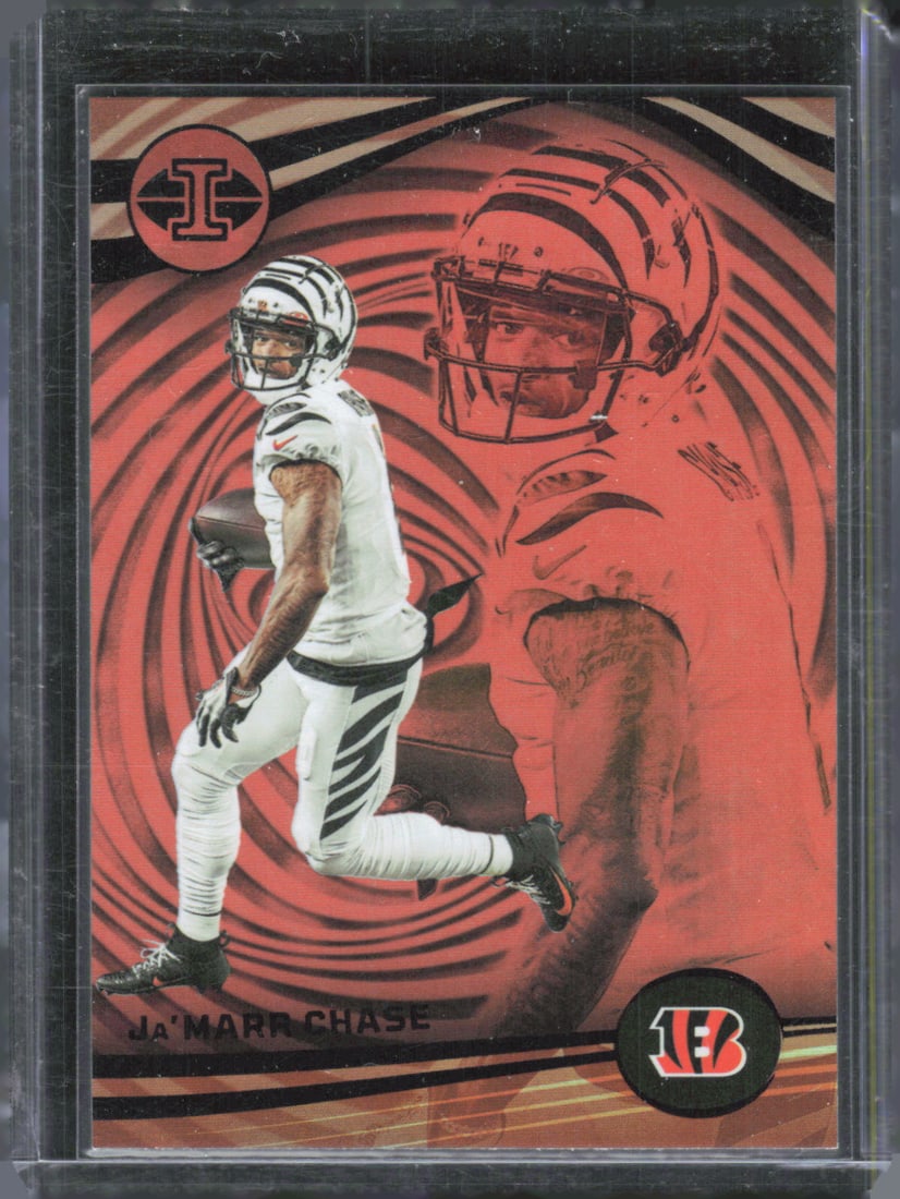 Ja'Marr Chase Orange Trophy Collection 2023 Panini Illusions #20 (1 of 2)