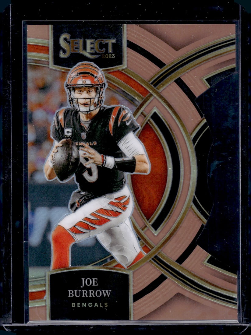 Joe Burrow Cooper Prizm Die Cut /299 2023 Panini Select #165 (1 of 2)