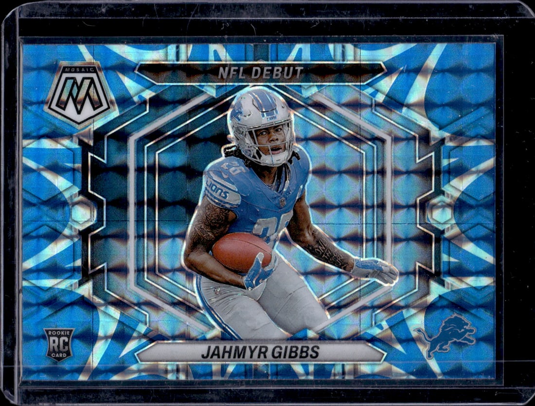 Jahmyr Gibbs Blue Reactive Prizm RC 2023 Panini Prizm #ND-10 (1 of 2)