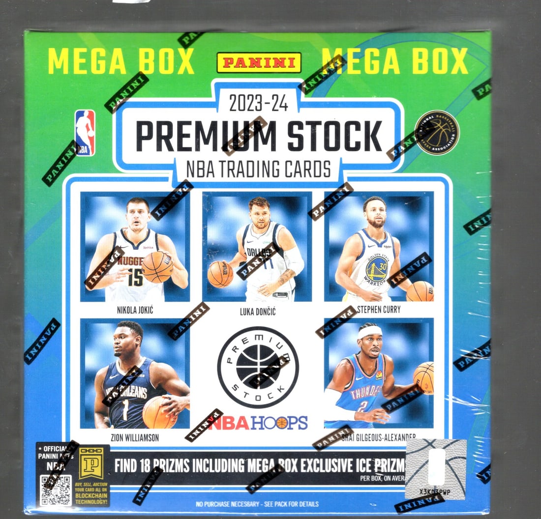 2023-24 Panini NBA Hoops Basketball Mega Box - Victor Wembanyama, Steph Curry (1 of 1)