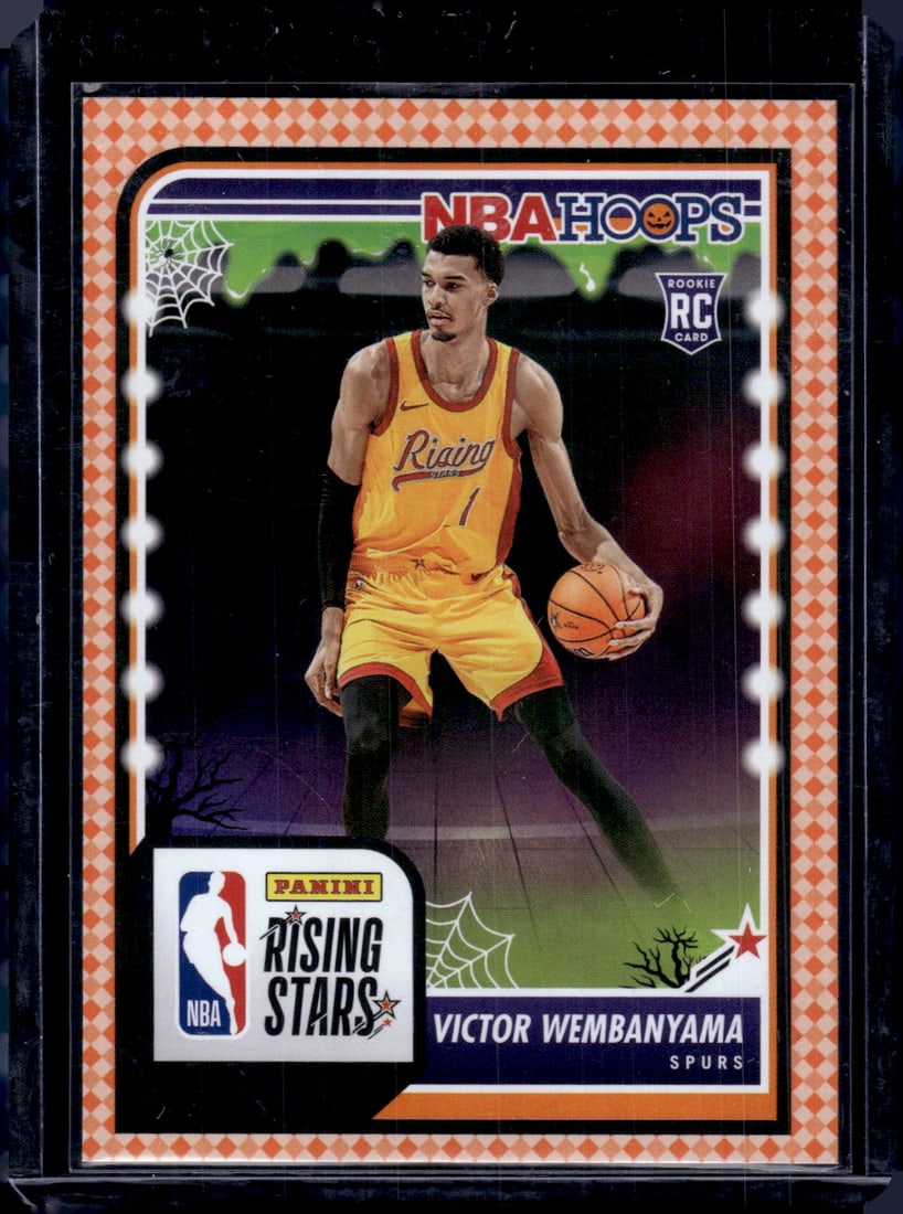 Victor Wembanyama Orange Parallel RC 2023-24 Panini Haunted Hoops #282 (1 of 2)