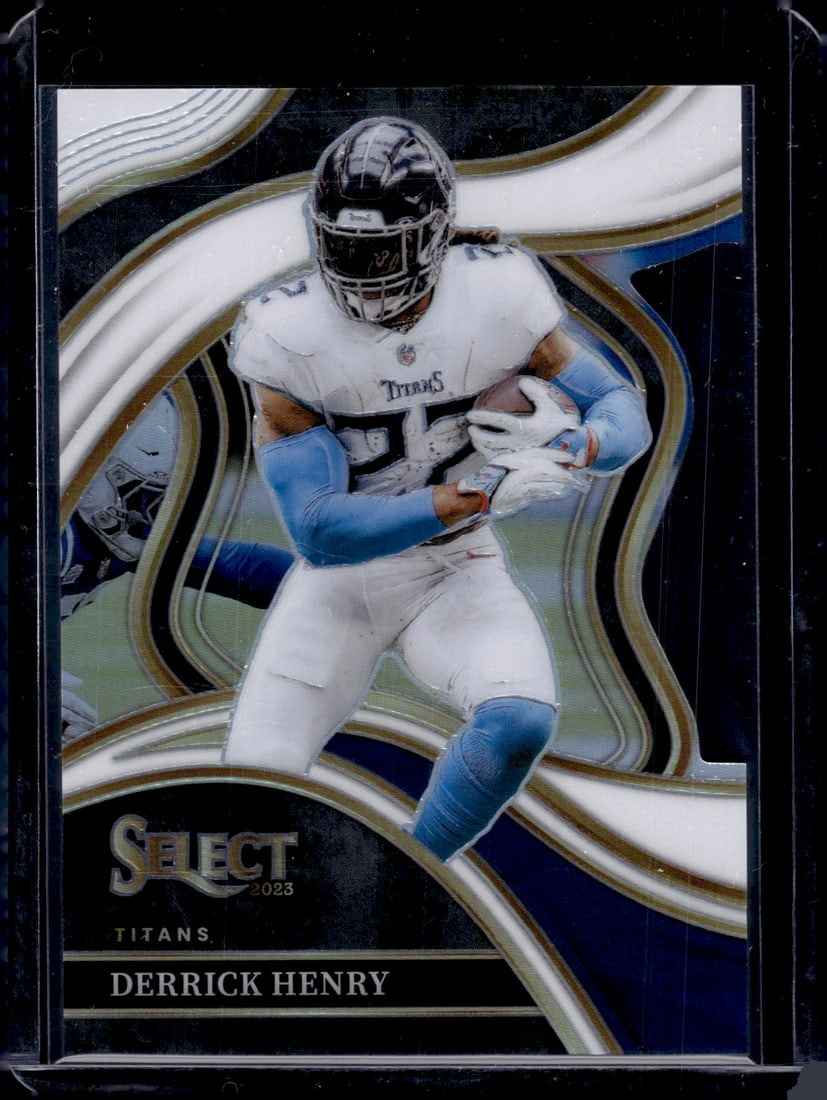Derrick Henry White Prizm Club Level Die Cut /199 2023 Panini Select #276 (1 of 2)