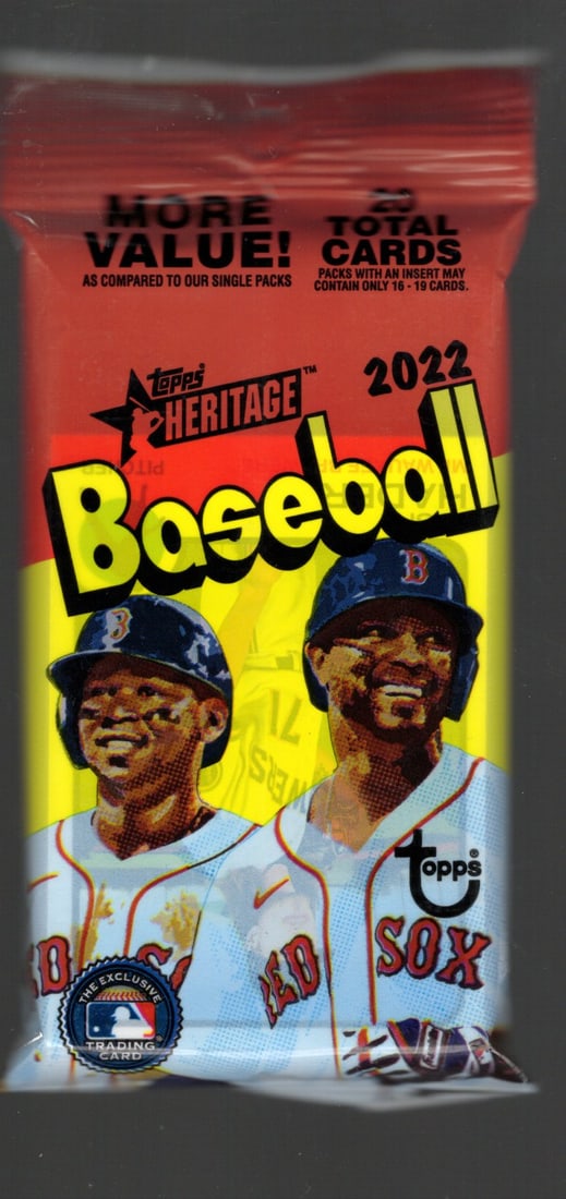 2022 Topps Heritage Baseball Hanger Value Pack (1 of 1)