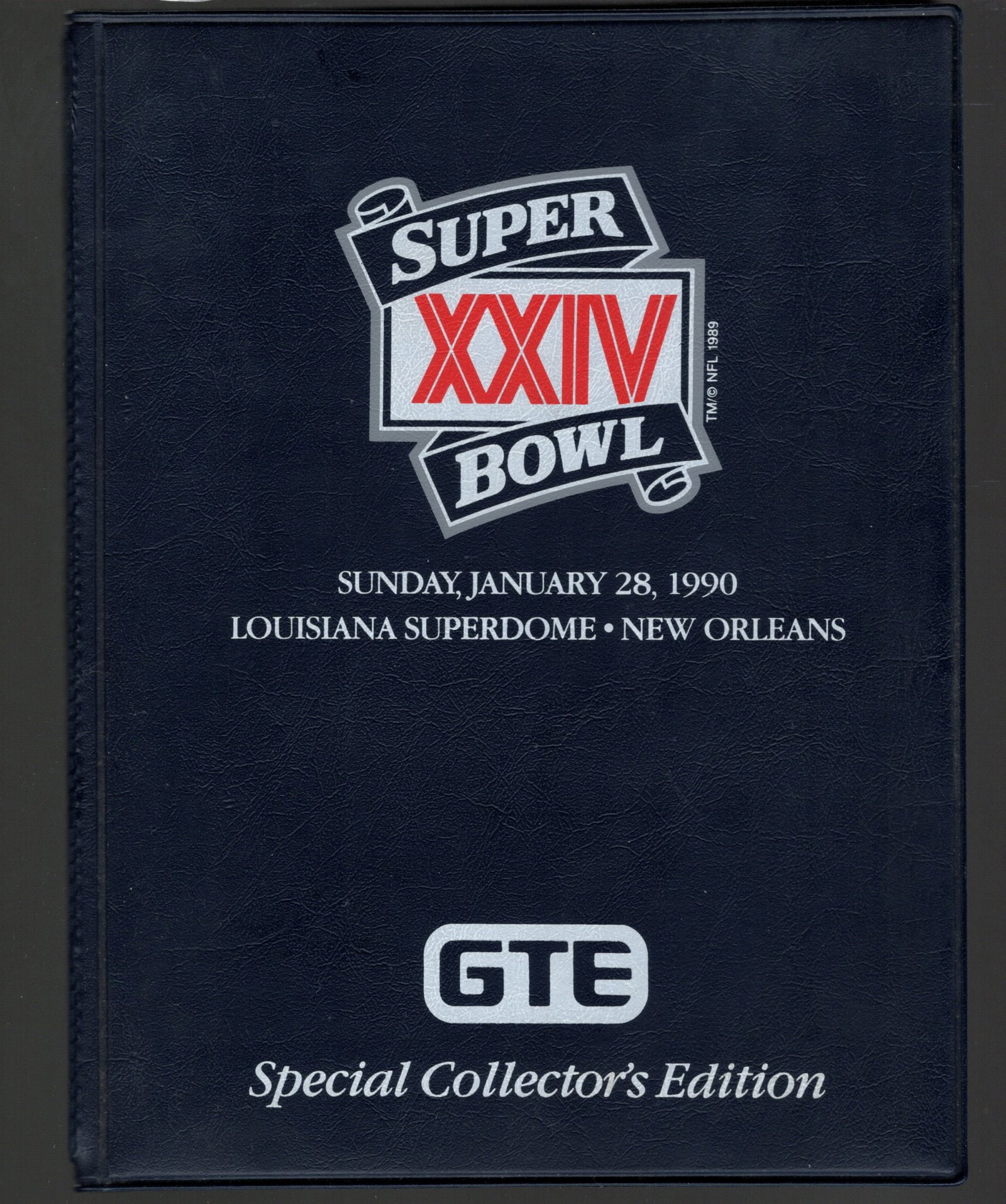 Super Bowl XXIV GTE Collector's Edition Pro-Set Card Album - Impeccable Condition (1 of 7)