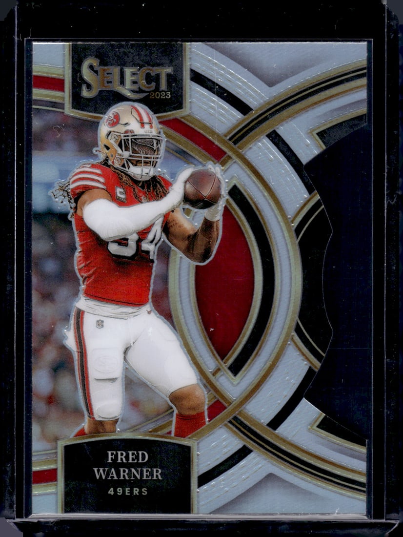 Fred Warner Silver Prizm Die Cut 2023 Panini Select #195 (1 of 2)