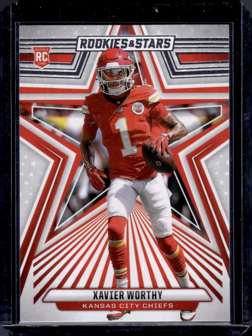 Xavier Worthy RC 2024 Panini Rookies & Stars #200: Xavier Worthy RC 2024 Panini Rookies & Stars #200