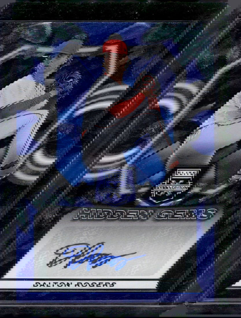 Dalton Rogers Hidden Gems Auto 2023 Panini Elite Extra Edition #HG-DRG (1 of 2)