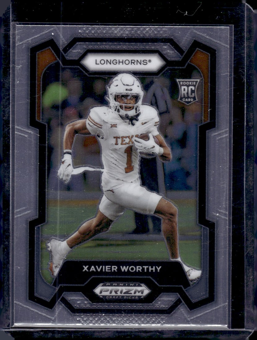 Xavier Worthy RC 2024 Panini Prizm Draft Picks #153: Xavier Worthy RC 2024 Panini Prizm Draft Picks #153