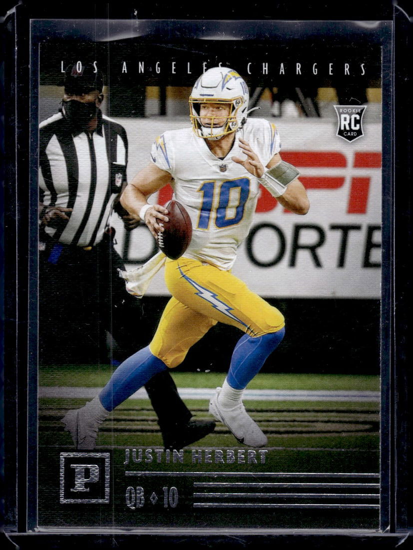 Justin Herbert RC 2020 Panini Chronicles Panini #PA-3 (1 of 2)