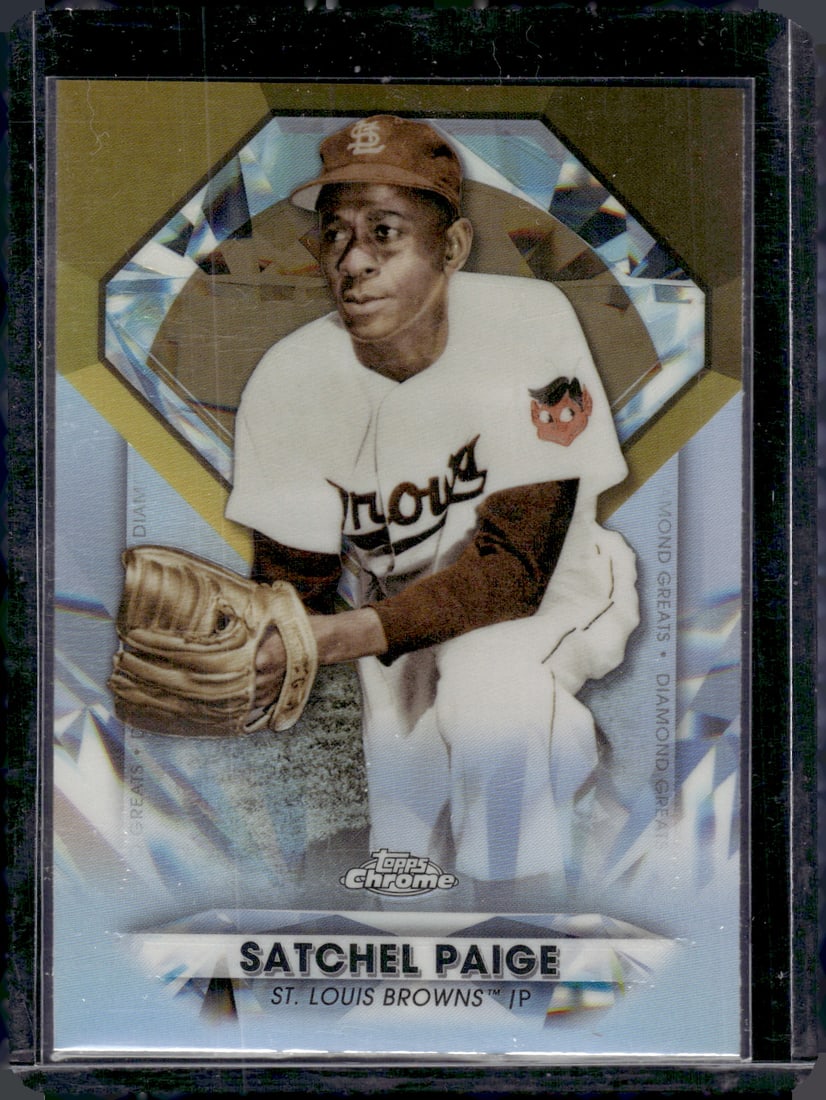 Satchel Paige Diamond Greats Refractor 2022 Topps Chrome #DGC-11 (1 of 2)