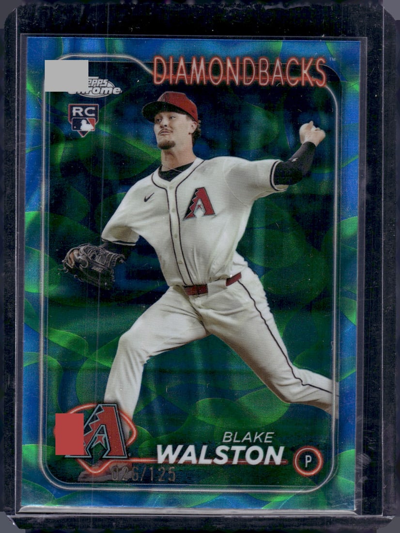 Blake Walston Blue/Green Lava Lamp Refractor RC /125 2024 Topps Chrome Update #USC69 (1 of 2)