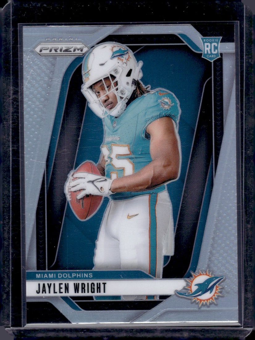 Jaylen Wright Silver Prizm Variation RC 2024 Panini Prizm #18 (1 of 2)