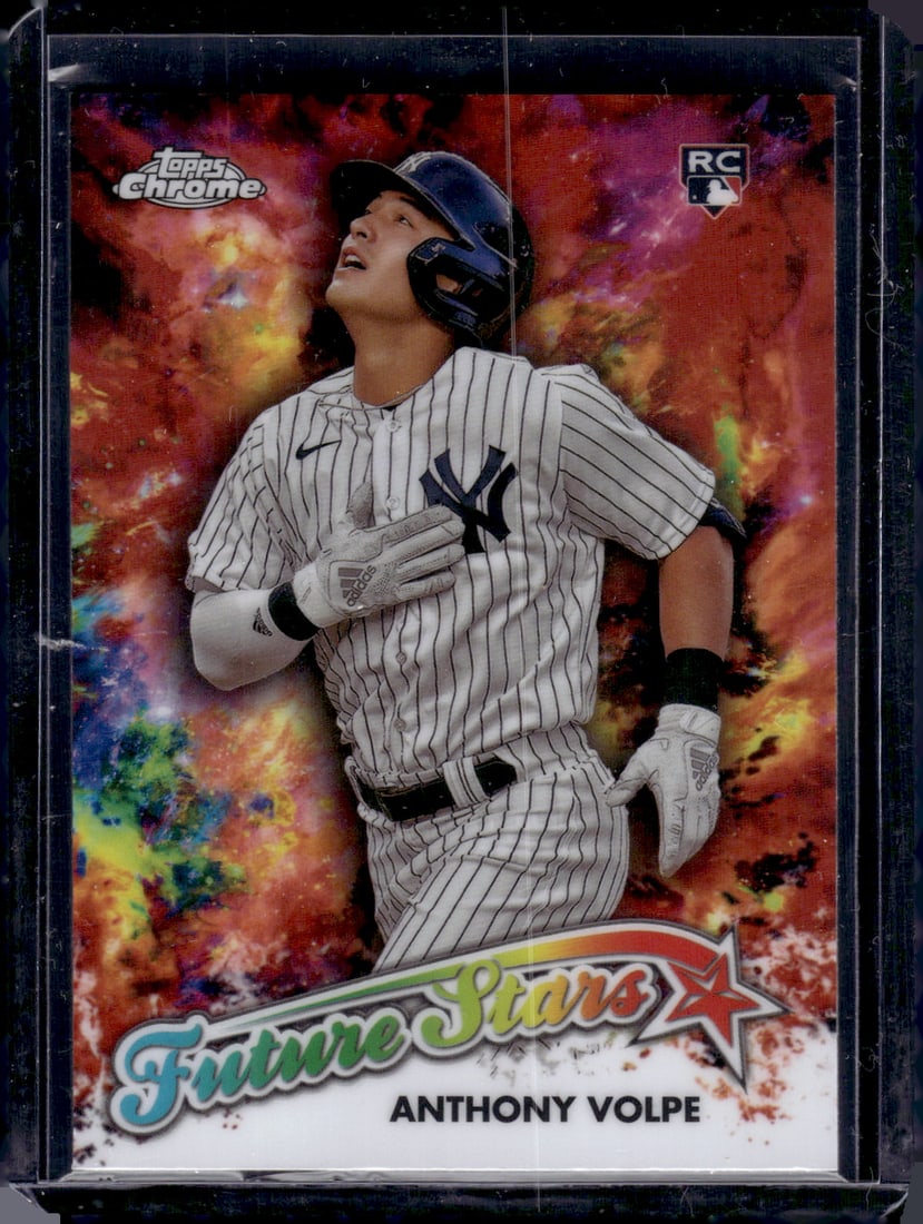 Anthony Volpe Future Stars RC 2023 Topps Chrome #FSU-6: Anthony Volpe Future Stars RC 2023 Topps Chrome #FSU-6