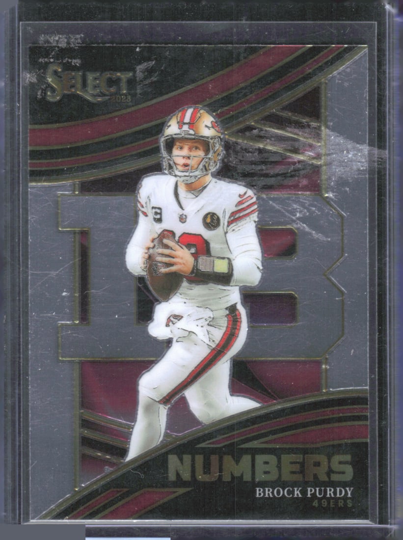 Brock Purdy Select Numbers 2023 Panini Select #NMB-BPU (1 of 2)