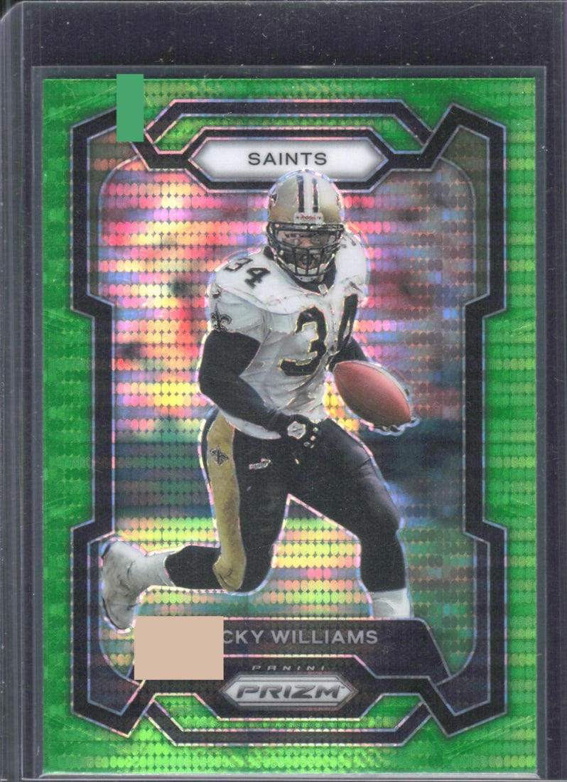 Ricky Williams Neon Green Pulsar 2023-24 Panini Prizm #215: Ricky Williams Neon Green Pulsar 2023-24 Panini Prizm #215