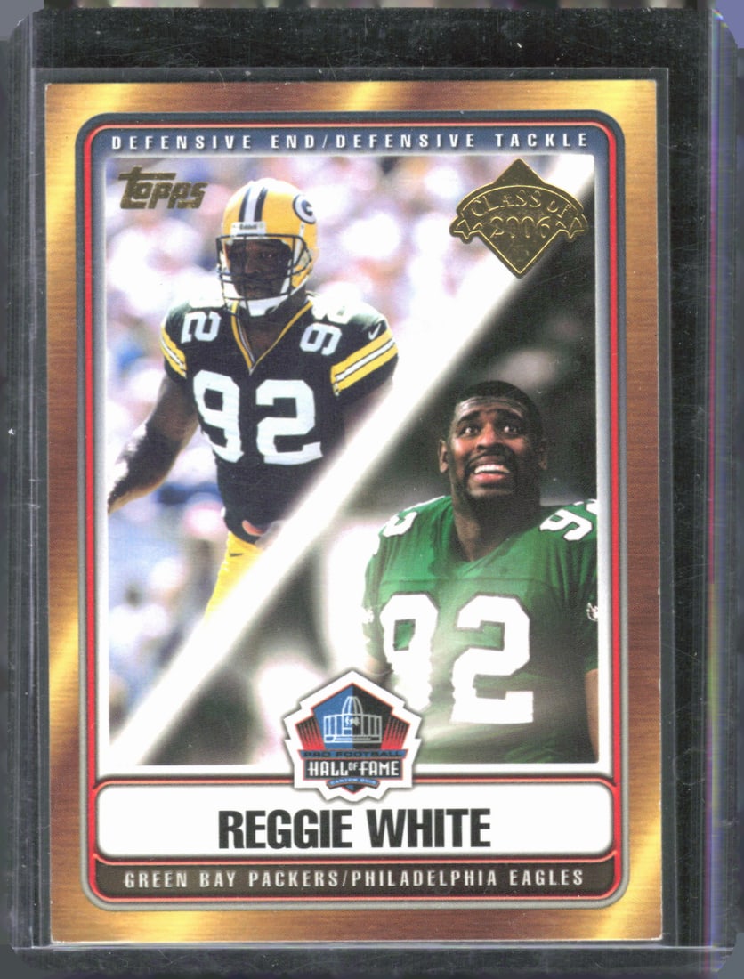 Reggie White Class of '06 Hall of Fame 2006 Topps #HOFT-RW: Reggie White Class of '06 Hall of Fame 2006 Topps #HOFT-RW